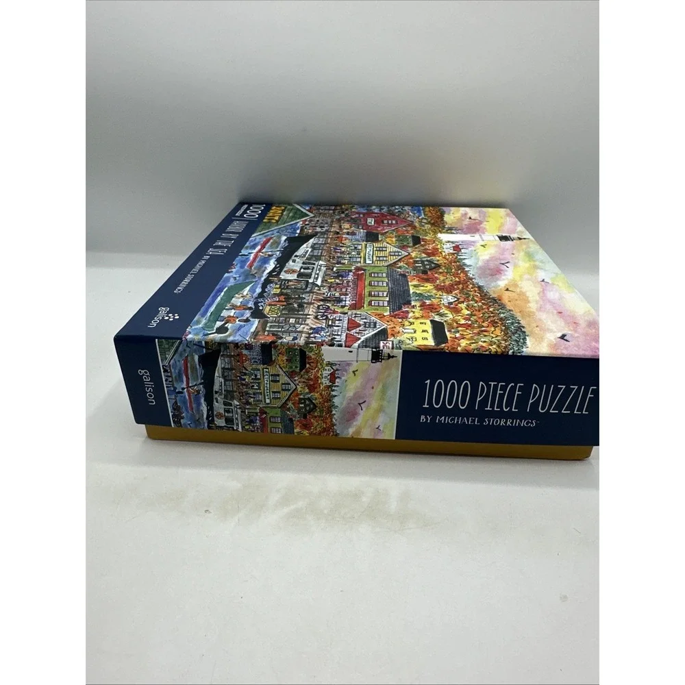 Harbor by The Sea Puzzle - 1000 Pieces 27 x 20 Inches Jigsaw‎ Puzzle